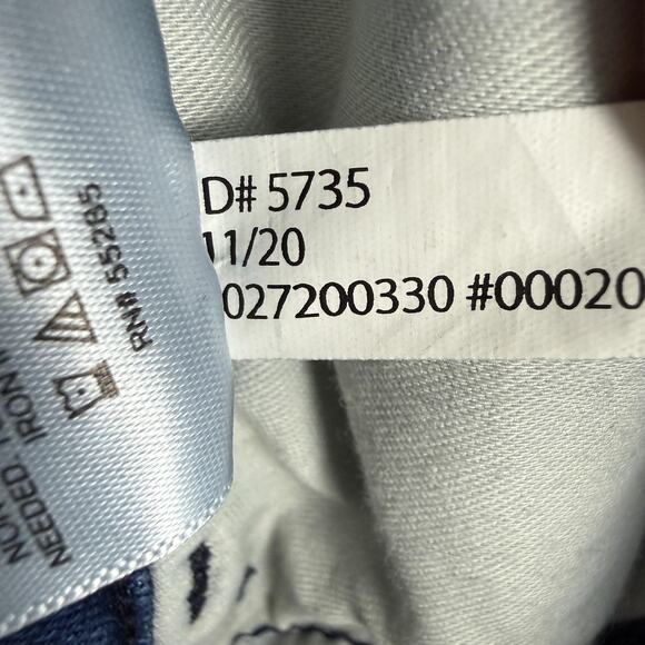 Express Jeans Womens 4R Blue Skinny High Rise Denim Perfect Distressed Raw Hem - Picture 10 of 14